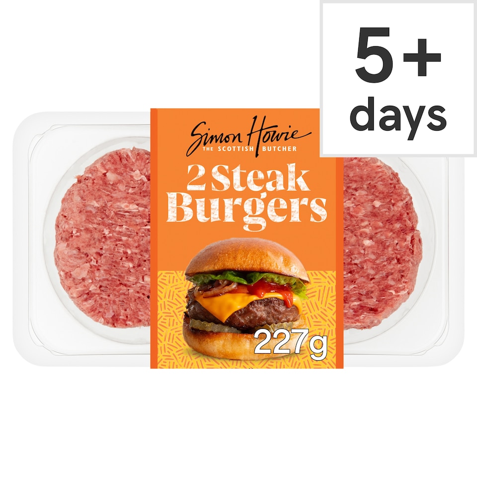Simon Howie Premium Steak Burgers 227G