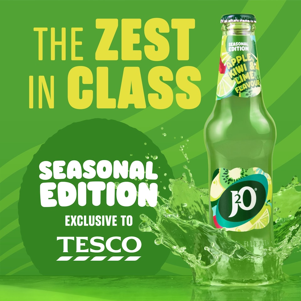 image 1 of J2O Apple, Kiwi & Lime Seasonal Edition 4 x 275ml