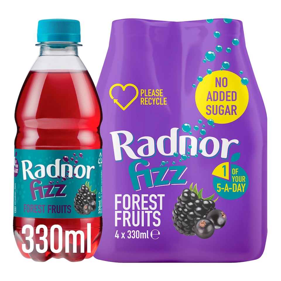 image 1 of Radnor Fizz Forest Fruits 4x330ml