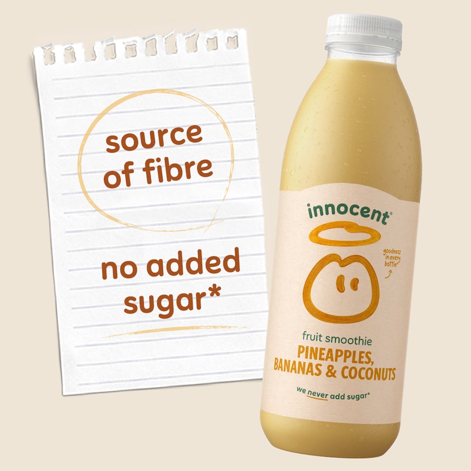 image 1 of innocent Pineapples Bananas & Coconuts Smoothie 750ml