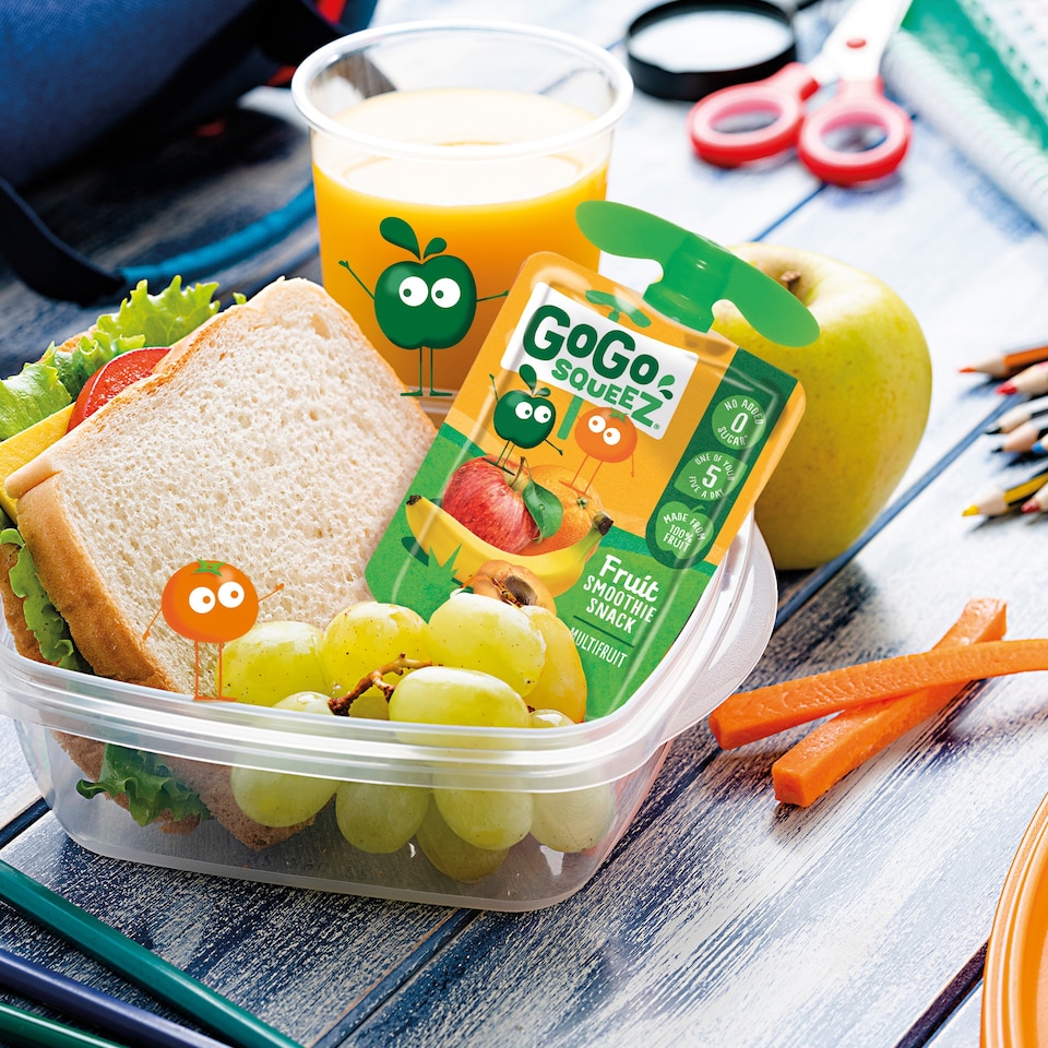 image 1 of GoGo Squeez Fruit Smoothie Snack - Multifruit 4x90g