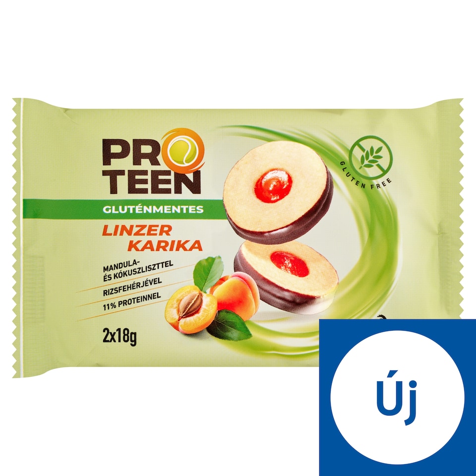 ProTeen gluténmentes linzer karika 2 x 18 g (36 g)  1. kép