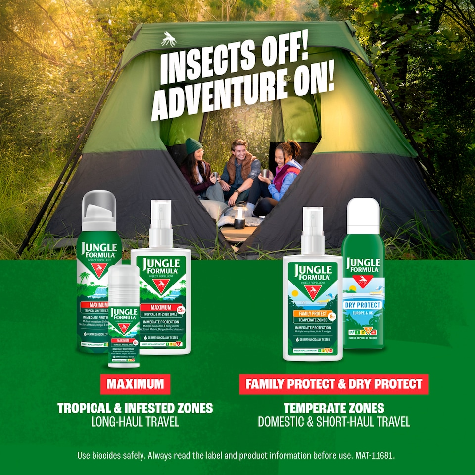 image 1 of JUNGLE FORMULA Insect Repellent Maximum Aerosol 90ML
