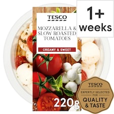 Tesco Mozzarella & Slow Roasted Tomatoes 200G