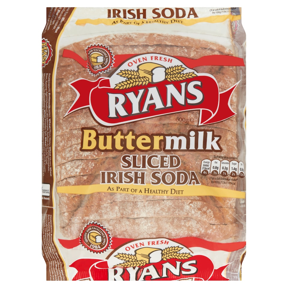 Ryans Butter Milk Sliced Soda 600G