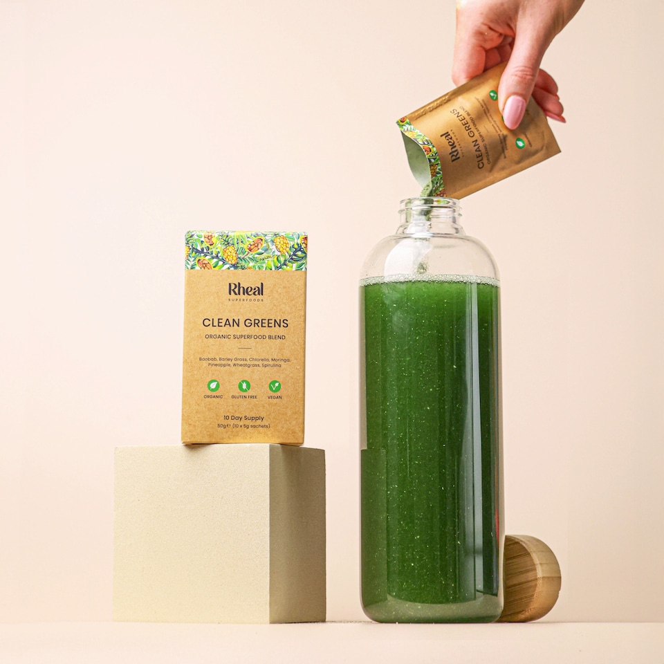 image 1 of Rheal Superfoods Clean Greens 10x5g