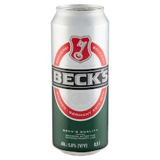 Beck's minőségi világos sör 5% 500 ml