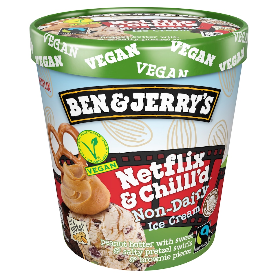 Ben & Jerry's Non-Dairy Netflix and Chilled 465ml