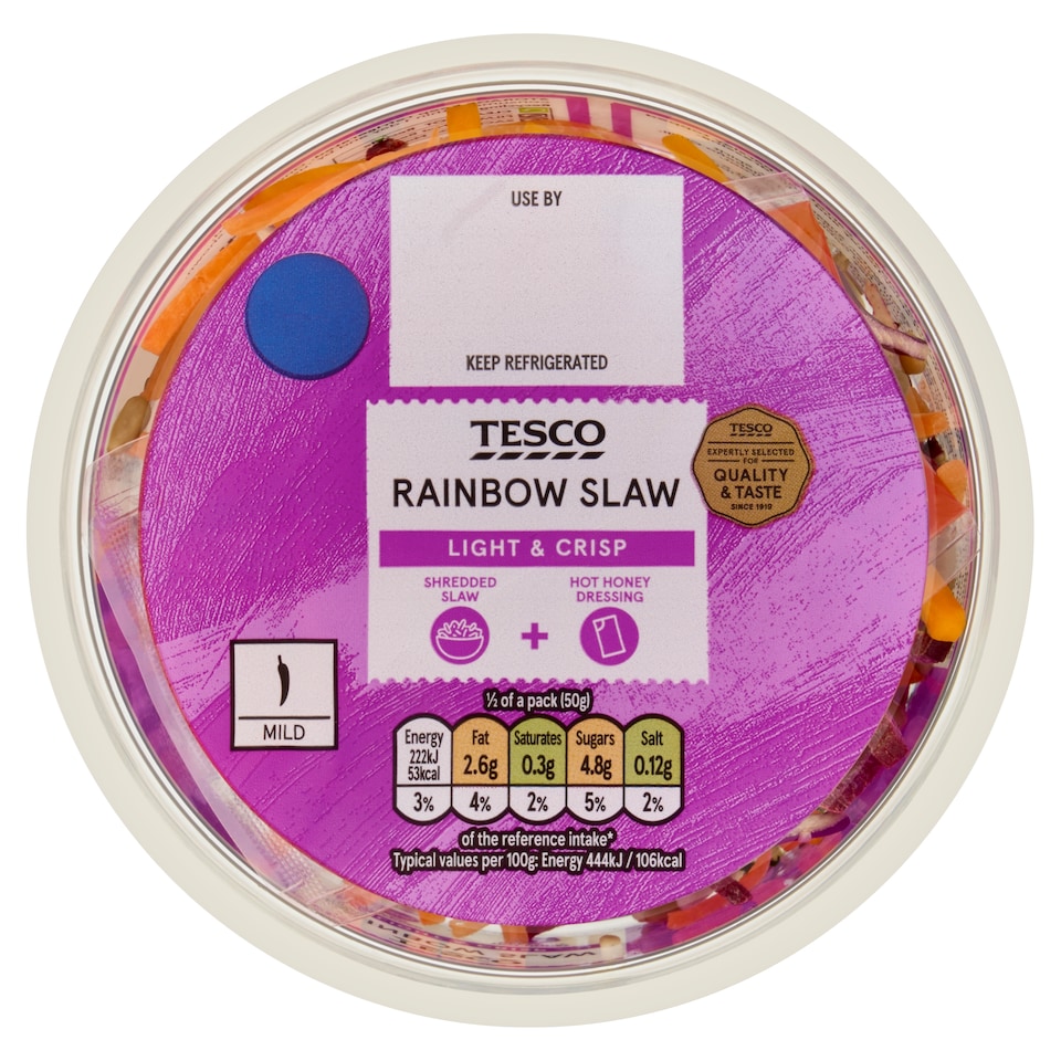 Tesco Rainbow Slaw 100g
