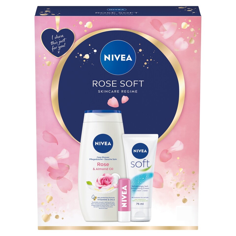image 1 of Nivea Rose Soft Gift Pack
