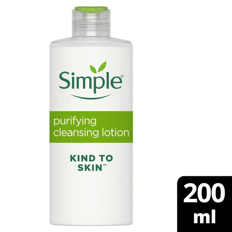 image 1 of Simple Kind To Skin Purifying Cleansing Lotion 200Ml