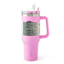 Core Kitchen Pink Atlas Tumbler Water Bottle 1.2L