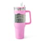 image 1 of Core Kitchen Pink Atlas Tumbler Water Bottle 1.2L