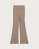 image 4 of F&F Active ULTRASTRETCH High Waisted Flared Leggings in Brown