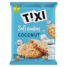 Tixi Soft Coconut Biscuit with Almonds and Gluten-Free Oatmeal 50g