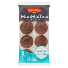 Delasheras 8 Double Choc-Chip Fairy Cakes 180G