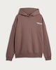 image 4 of F&F Active Cotton Rich Slogan Hoodie in Brown