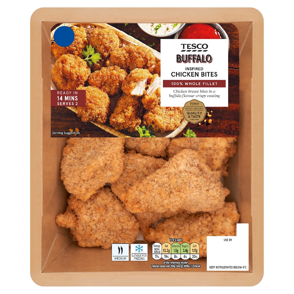 Tesco Breaded Buffalo Chicken Bites 300g