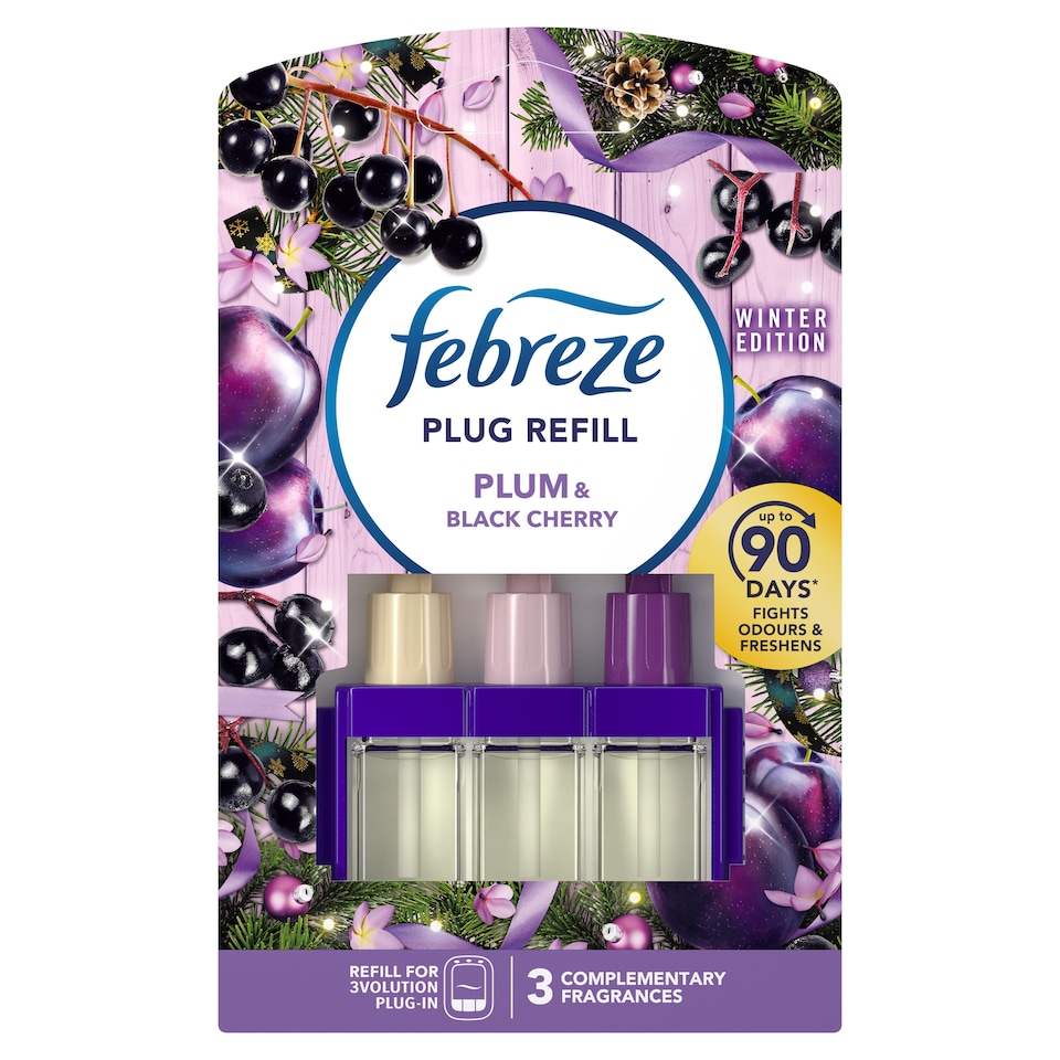 image 1 of Febreze Plug Refill Cherry & Plum Refresh 20ml