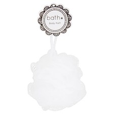 Bath Essentials Body Puff (White)
