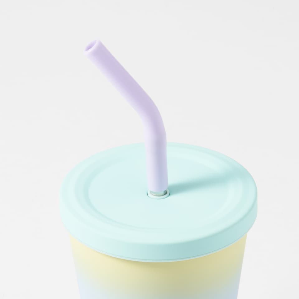 image 1 of Paperchase Ombre Smoothie Cup