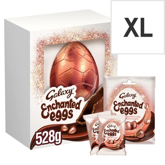 Galaxy Milk Chocolate Egg Plus Enchanted Milk Chocolate Eggs 528G