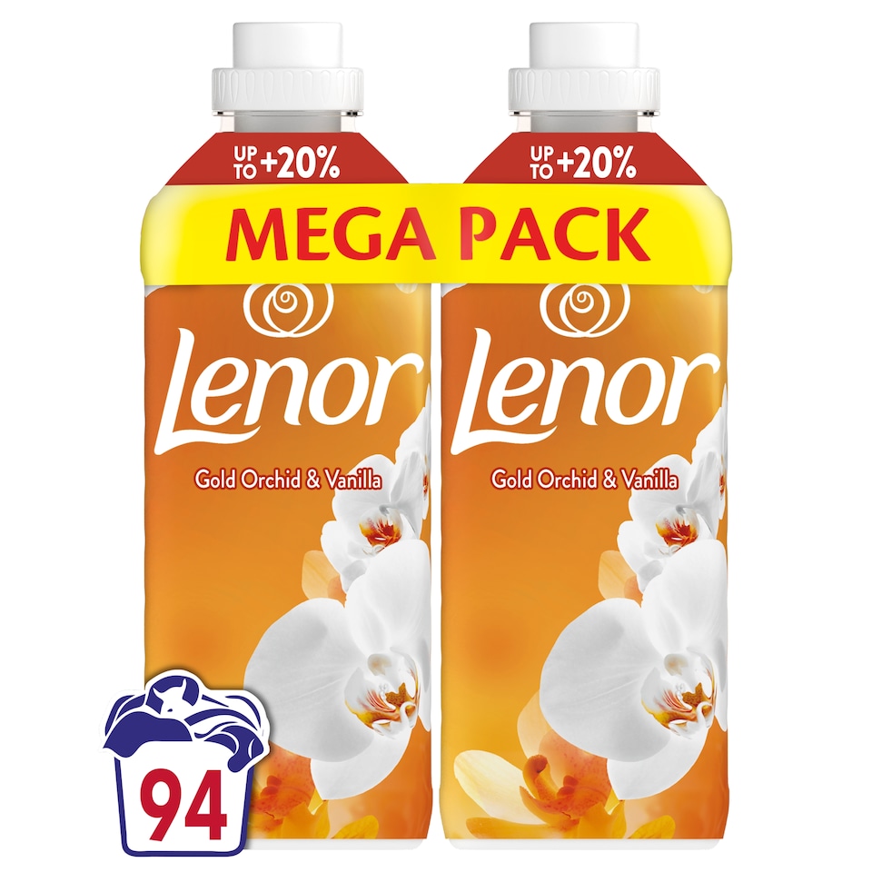 image 1 of Lenor Fabric Conditioner 94 Washes, Orchid & Vanilla