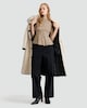 image 2 of F&F Polyamide Rich Leopard Print Peplum Vest in Neutral