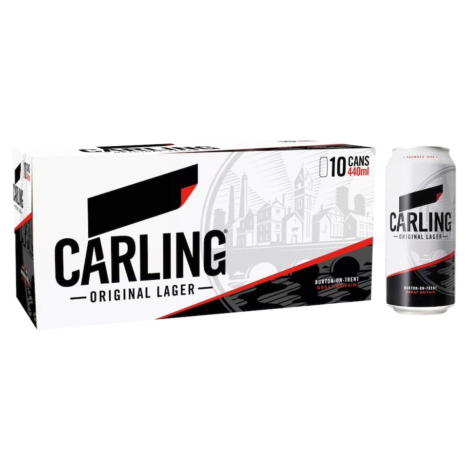 image 1 of Carling Original Lager Beer 10 x 440ml