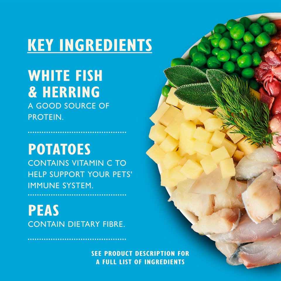 image 1 of Lily's Kitchen Fish and Chips with Potatoes and Dill for Dogs 150g
