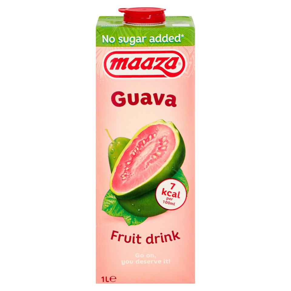 Maaza Guava No added Sugar Fruit Drink 1L