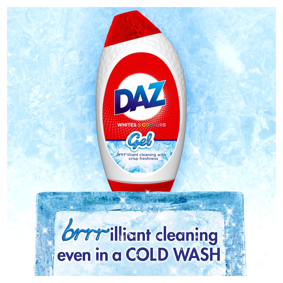 image 1 of Daz Washing Liquid Gel Whites & Colours 25 washes 875ml