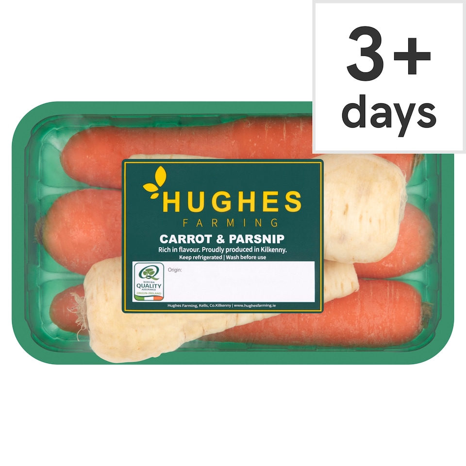 Hughes Farming Carrot And Parsnip Tray 750G