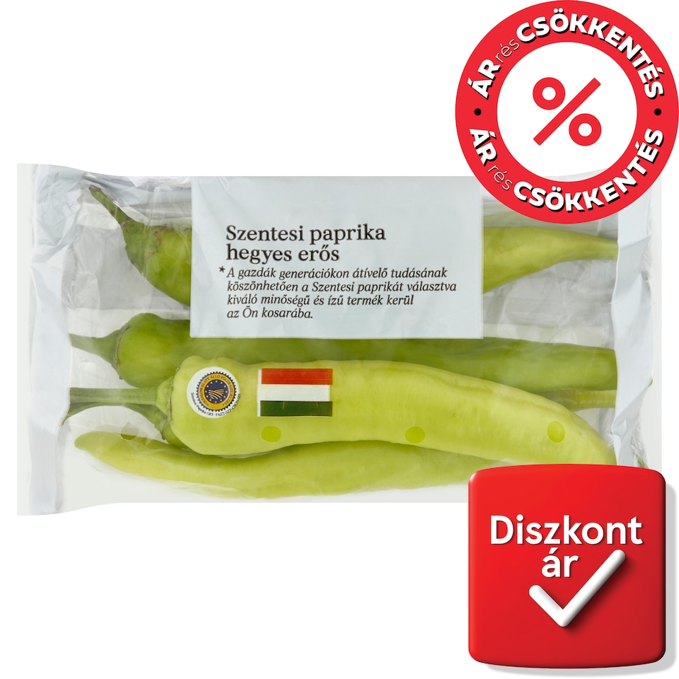 Tesco Finest szentesi hegyes erős paprika 5 db