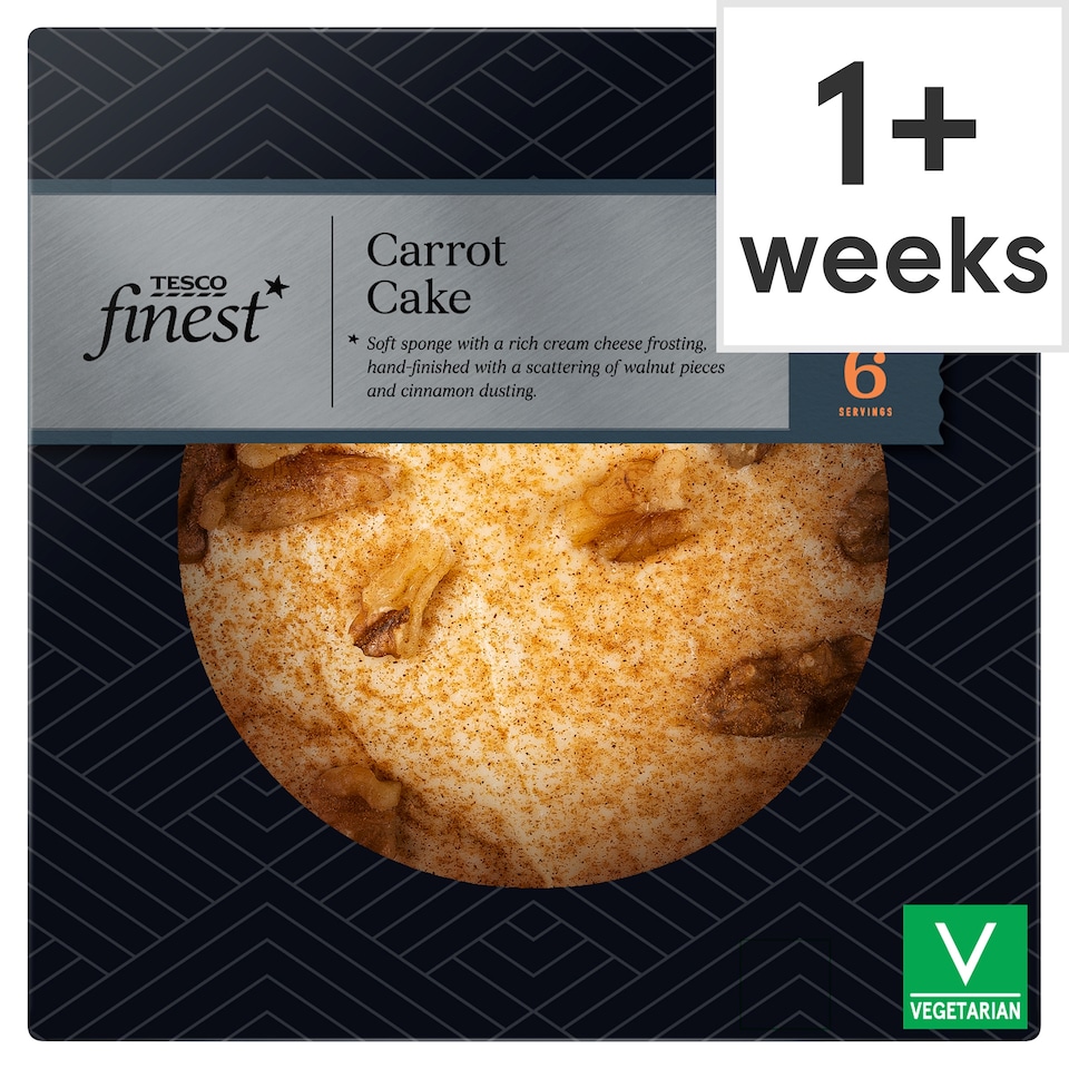 Tesco Finest Carrot Cake 6 Servings