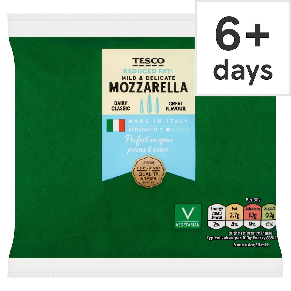Tesco Reduced Fat Mozzarella 200g