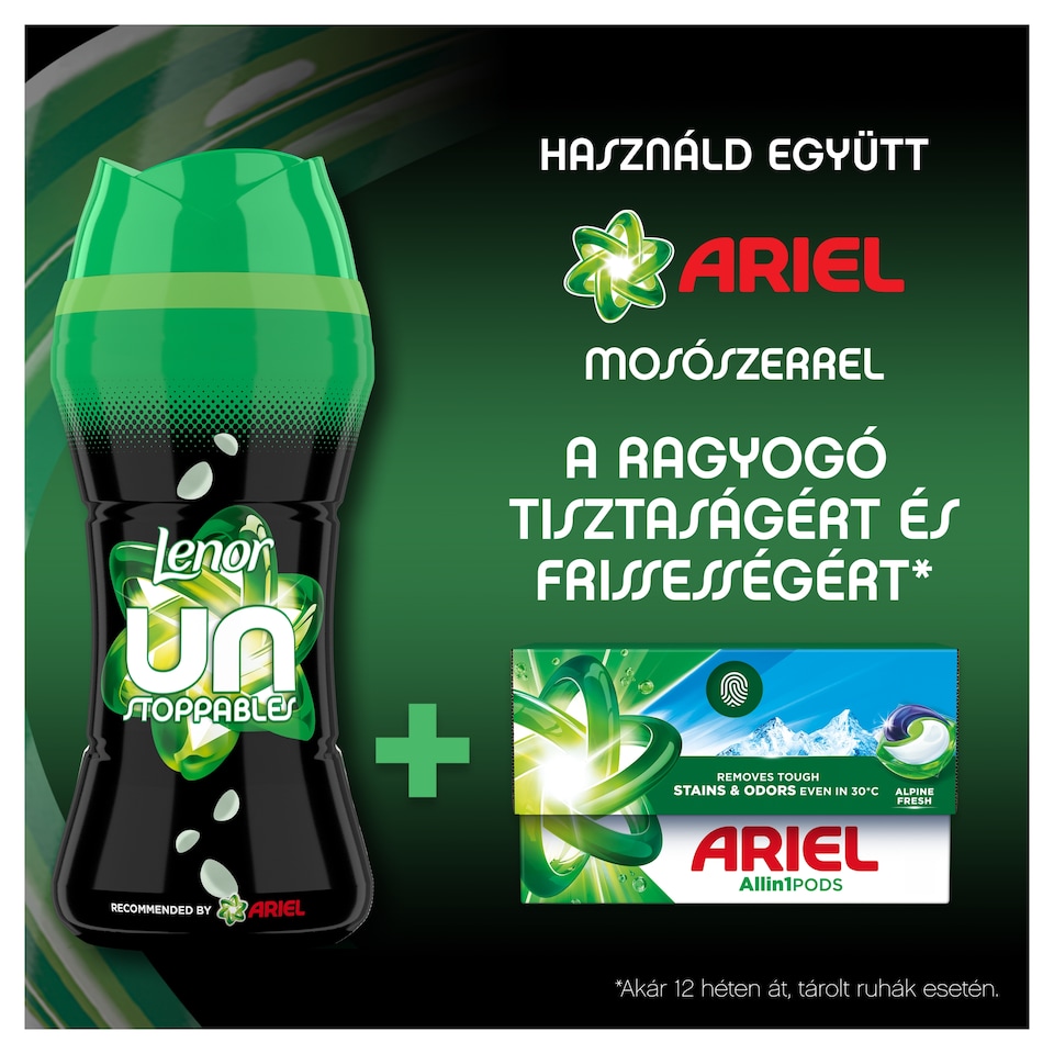 image 1 of Lenor Unstoppables Scent Of Ariel Scent Booster 195g