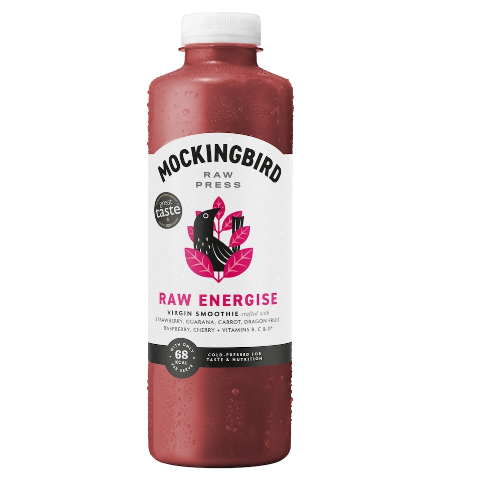 Mockingbird Raw Energise Virgin Smoothie 750ml 