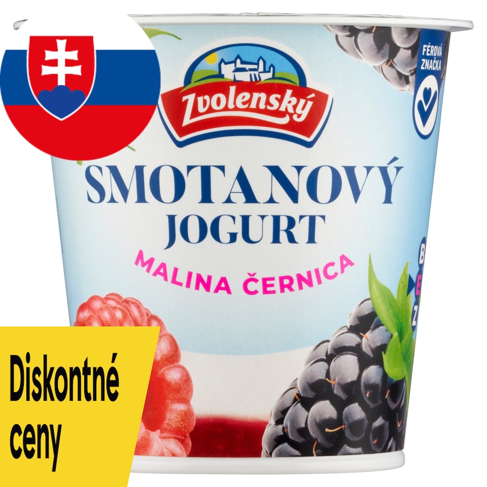 obrázok 1 z Zvolenský Smotanový jogurt malina černica 145 g