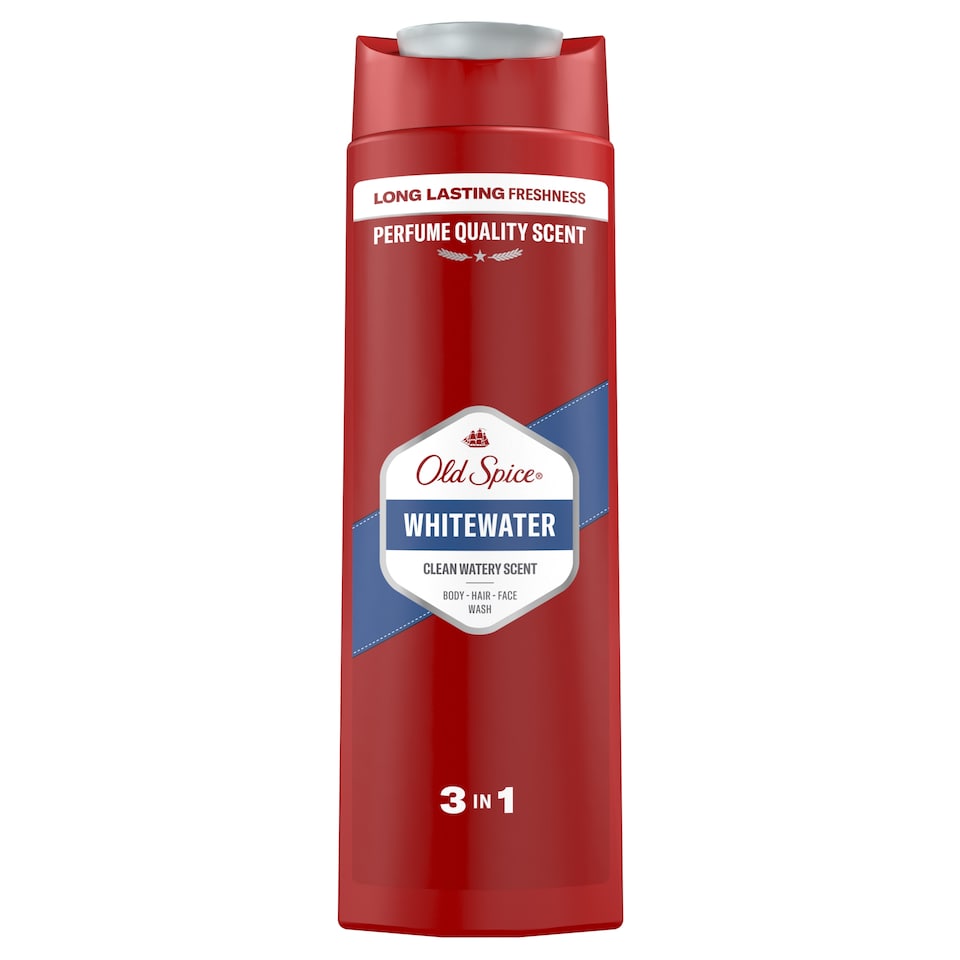 image 1 of Old Spice Whitewater 3 V 1 Sprchový Gél A Šampón Pre Mužov 400ml