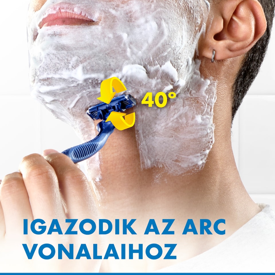 Gillette Blue3 Plus Comfort, Eldobható Borotva Férfiaknak, 8 Darabos Kiszerelés 1. kép