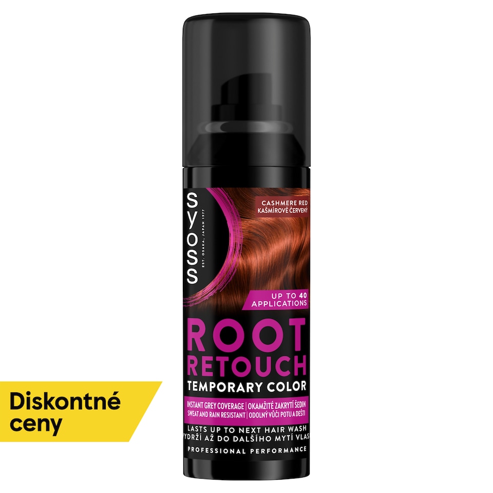 image 1 of Syoss Root Retouch Temporary Color Spray for Ingrown Hair Cashmere Red 120 ml