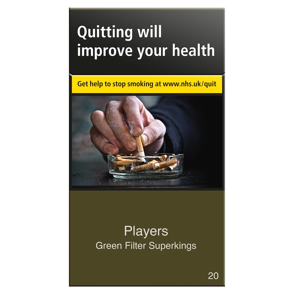 Players Green Filter Superkings 20S