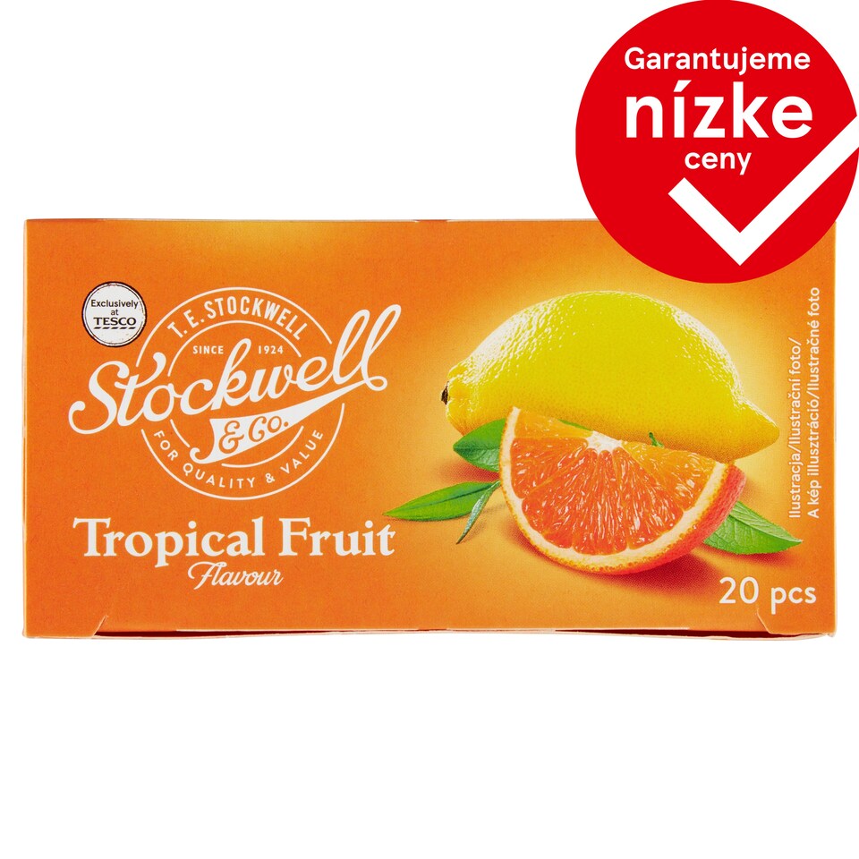 Stockwell & Co. Tropical Fruit Flavour Fruit Tea 20 x 2 g (40 g)