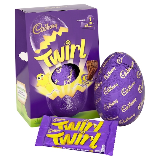 Cadbury Twirl Large Easter Egg 282G Tesco Groceries