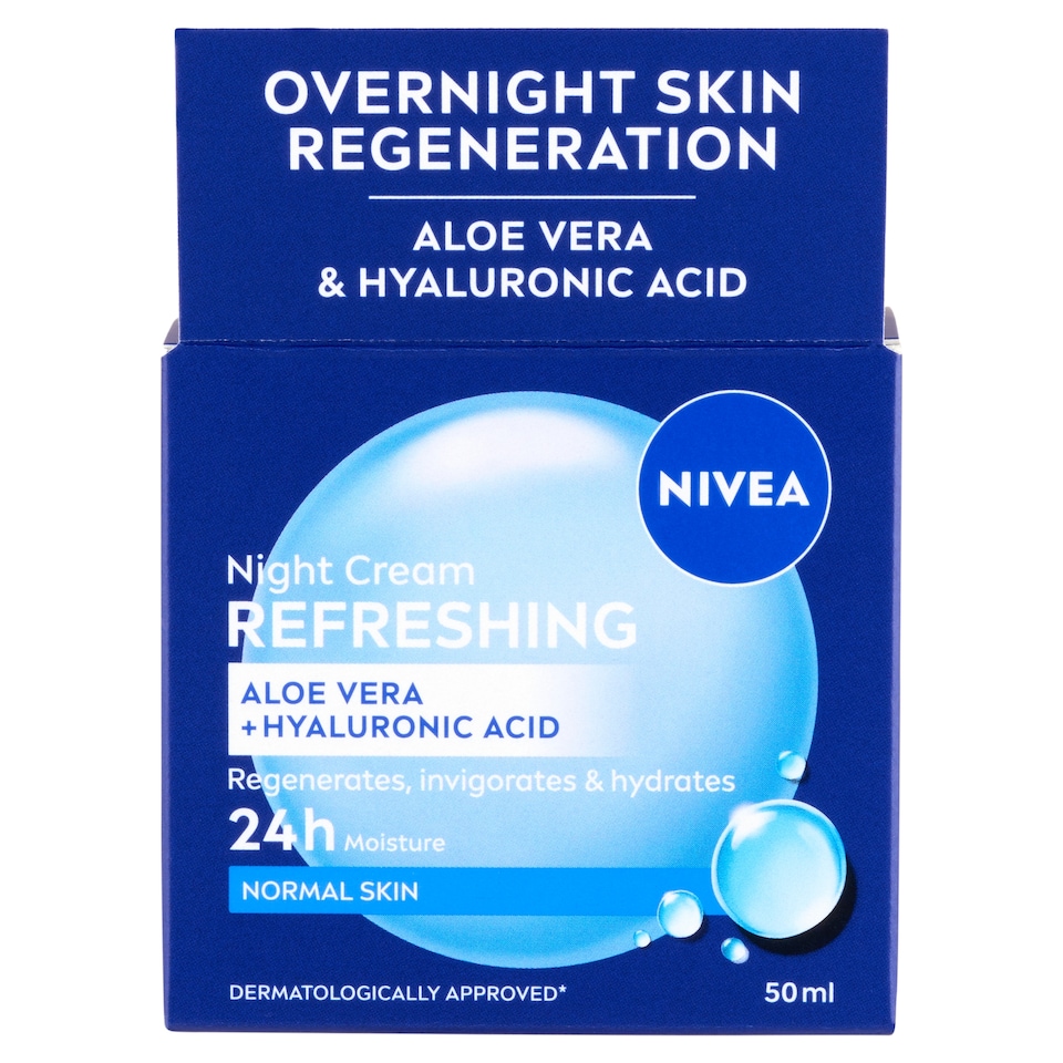 NIVEA Refreshing éjszakai arckrém normál bőrre 50 ml  1. kép