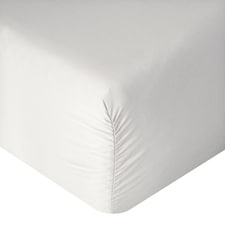 F&F Home Hotel Silver 400 Thread Count Cotton Tencel True Grip Fitted Sheet Double