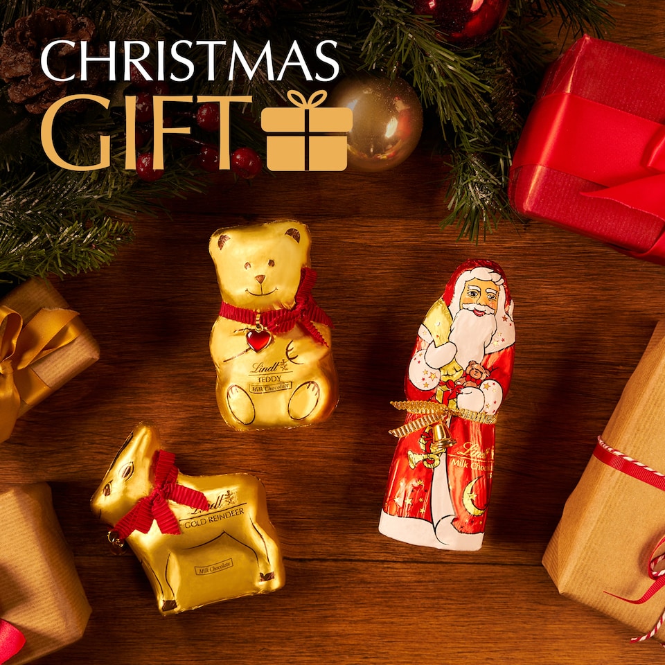 image 1 of Lindt Milk Chocolate Santa 40G