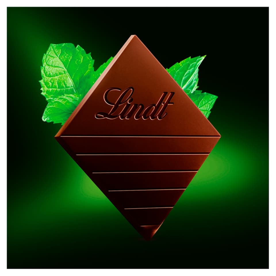 image 1 of Lindt Excellence Dark Chocolate Bar - Mint Intense 100g