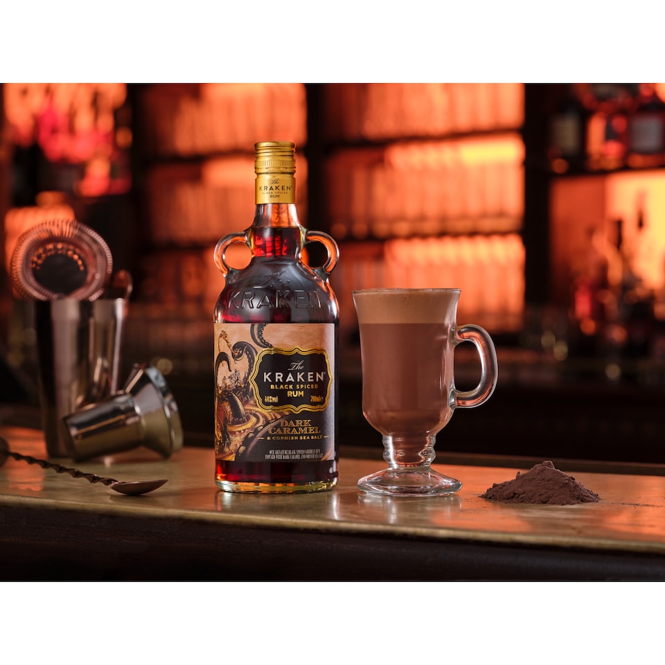 image 1 of The Kraken Black Spiced Rum Dark Caramel & Cornish Sea Salt 70cl